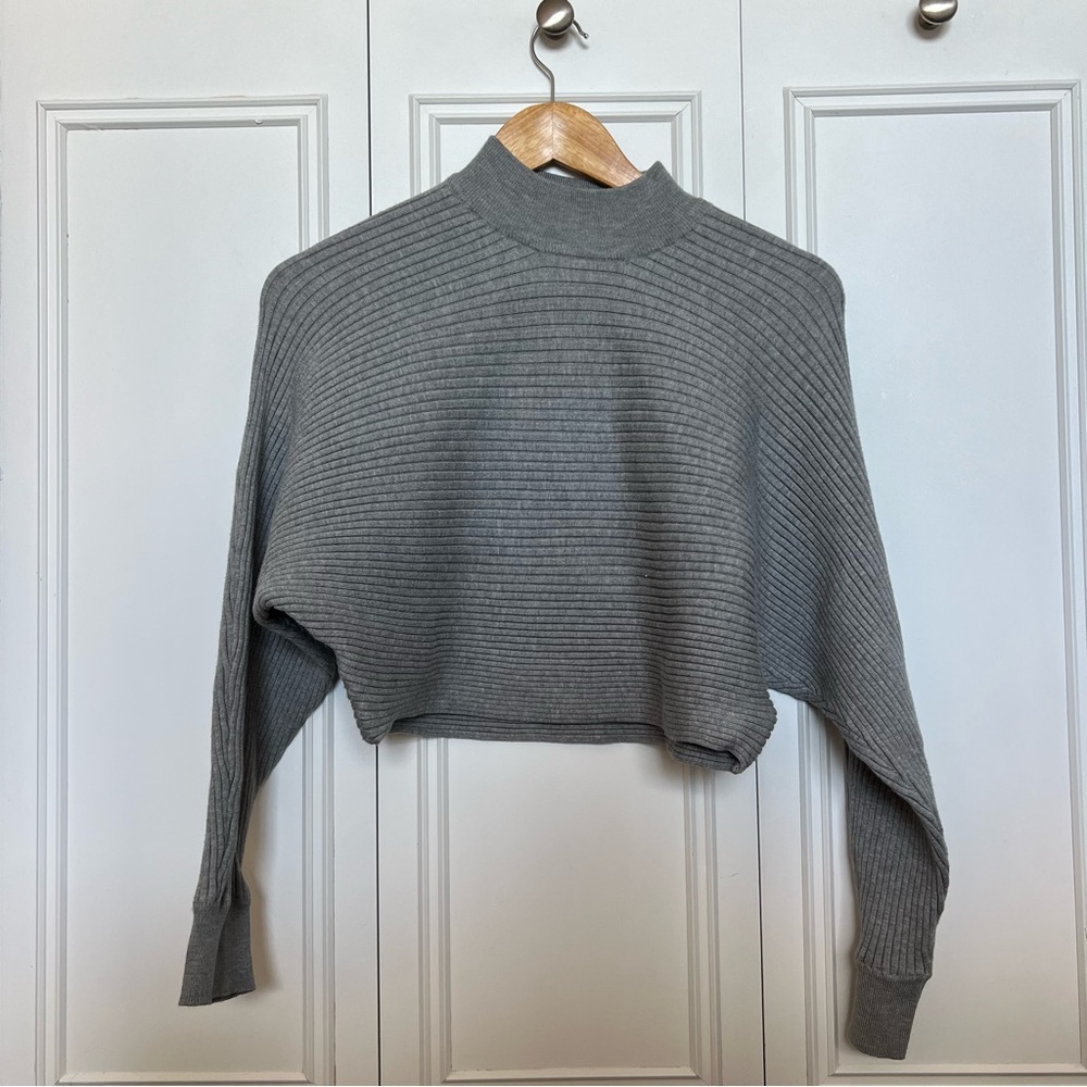 New Look Light Gray Ribbed Sweater - Picture 3 of 7